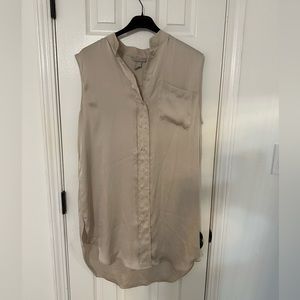 H&M Sleeveless Oversized Satin Tunic - Medium
